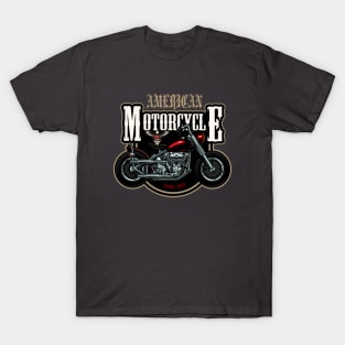 American Motorcycles Bikers Road T-Shirt